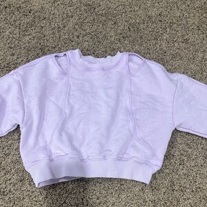 Zara Light Purple Kids Sweatshirt